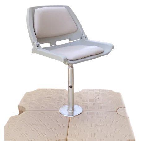 Chaise pivotante et pliante